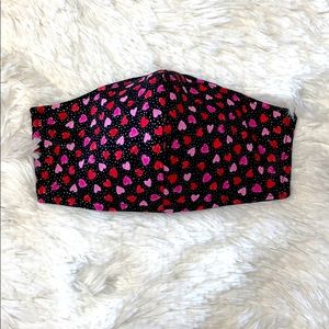 HANDMADE Valentine Heart Face Mask
